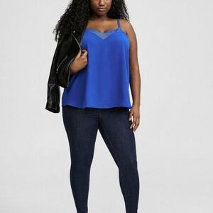 Torrid Blue Camisole Top With Sparkle Detail, NWOT, Size 1X